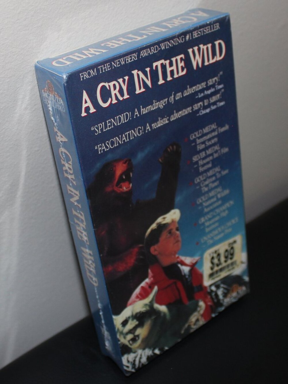 3/$55❤️sealed 1991 A CRY IN THE WILD (1990) VHS Ned Beatty Hatchet Gary Paulsen